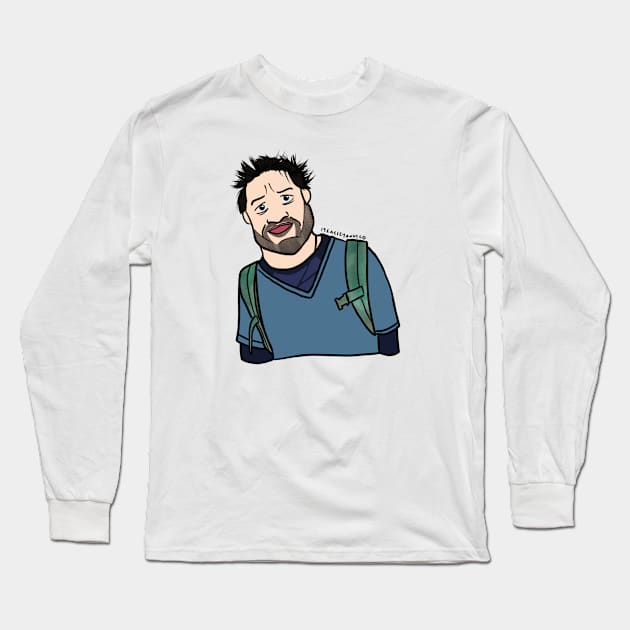 Tom Hardy - Wild Hair Long Sleeve T-Shirt by iseasilyamused